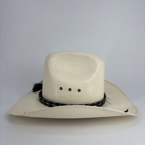 Resistol Straw Cowboy Western Self Conforming Hat Size 7 Rodeo
